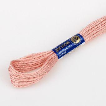 Vyšívací příze MOULINE / MULINKA 3732 starorůžová, jednobarevná, 2g/8m