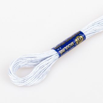 Vyšívací příze MOULINE / MULINKA 4502 šmolkově modrá, jednobarevná, 2g/8m