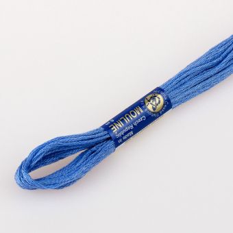 Vyšívací příze MOULINE / MULINKA 5452 hvězdná modř, jednobarevná, 2g/8m