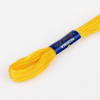 Vyšívací příze NORMA / BAVLNKA 1272 oranžová, jednobarevná, 1,5g/15m