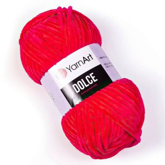 Pletací příze YarnArt DOLCE 759 sytě růžová, efektní, 100g/120m