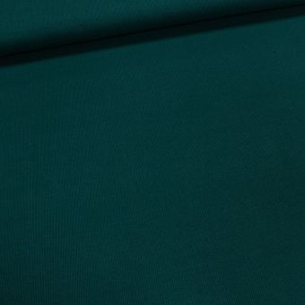 Žebrovaný bavlněný úplet DT-XENIE 3, lahvově zelený, š.120cm (látka v metráži)