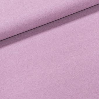 Žebrovaný směsový úplet počesaný 3330-008, fialově pudrová, š.150cm (látka v metráži)
