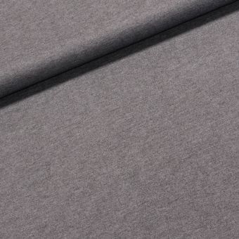 Žebrovaný směsový úplet široký DT-23118, šedo-černý, š.155cm (látka v metráži)