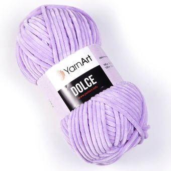 Pletací příze YarnArt DOLCE 744 světle fialová, efektní, 100g/120m