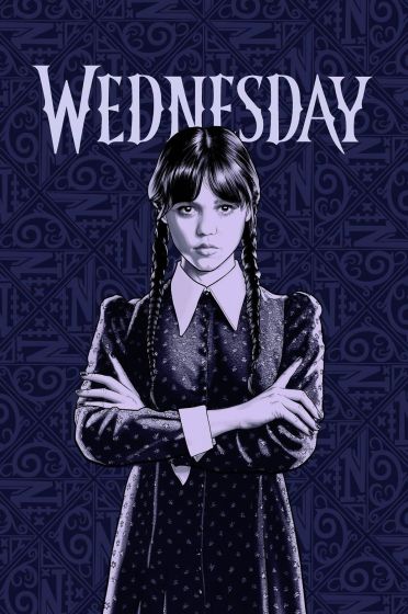 Dětská deka fleece WEDNESDAY, tmavě fialová, 100x150cm