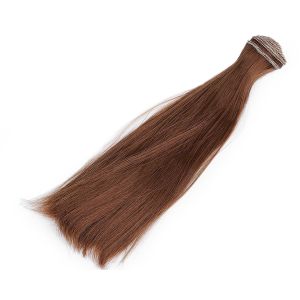 Paruka / vlasy pro panenky 800899/5 světle hnědá, délka vlasů 20cm, návin 1m