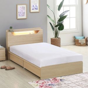 Bavlněné napínací plátěné prostěradlo, s gumou 90x200cm, bílé