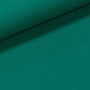 Bavlněný úplet TEPLÁKOVINA SP-GRETA 61, jednobarevná uni zelená, š.180cm (látka v metráži)