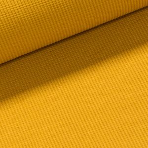 Bavlněný úplet vaflová vazba drobná 5011 0434, jednobarevná hořčicová š.150cm (látka v metráži)