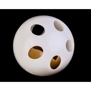 Chrastítko kulička 750735, bílé, velké, průměr 28mm