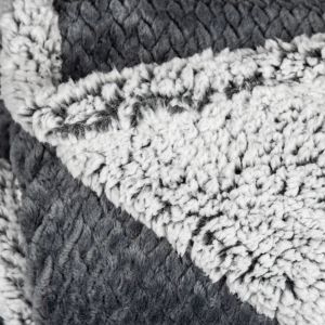 Deka z mikrovlákna ŠEDÝ ŽAKÁR s beránkem 150x200cm