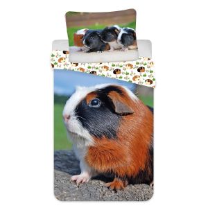 Dětské povlečení MORČE 02, fototisk, hnědé, bavlna hladká, 140x200cm + 70x90cm 