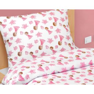Dětské povlečení PRINCEZNA RŮŽOVÁ, bavlna hladká, 140x200cm + 70x90cm 