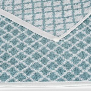 Dětský froté ručník MODRÁ MŘÍŽKA, 30x50cm