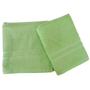 Froté maxi ručník EMA PRAKTIK, jednobarevný bledě zelený, 60x110cm