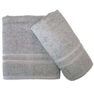 Froté maxi ručník EMA PRAKTIK, jednobarevný šedý, 60x110cm