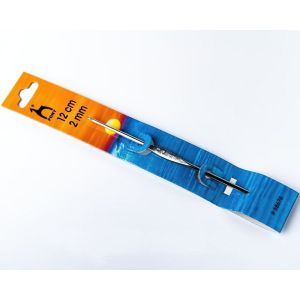 Háček na háčkování PONY, ocelový 58676, velikost 2mm, délka 12cm