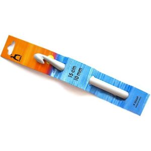 Háček na háčkování PONY, plastový 45669, velikost 10mm, délka 15cm