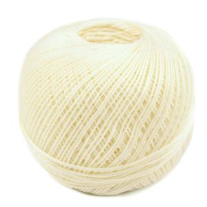 Pletací / háčkovací příze SNĚHURKA 710 smetanová, jednobarevná, 30g/200m