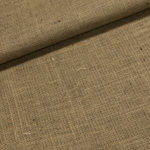 Juta technická (pytlovina), gramáž 260g/m2, jednobarevná přírodní režná, š.160cm (látka v metráži)