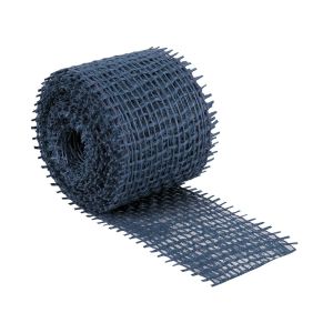 Jutový dekorační pásek TMAVĚ MODRÝ 2520/560, šířka 4cm, návin 3m
