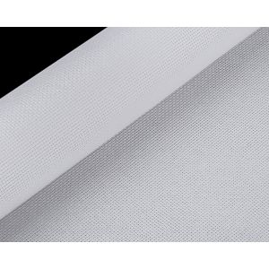 Vyšívací látka KANAVA 5 jednobarevná bílá 380634/1, š.50cm (látka v metráži)