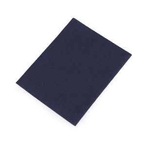 Klasická nažehlovací záplata, textilní bavlněná 050414, tmavě modrá, 17x45cm