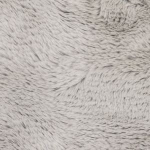 Koberec / kožešinová předložka CHLUP, světle šedá, 60x90cm