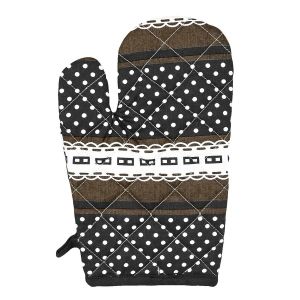 Kuchyňská chňapka 2003 DOTS, hnědá, 28x18cm