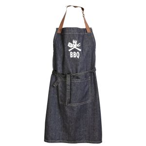 Kuchyňská zástěra JEANS BBQ, šedomodrá 70x90cm