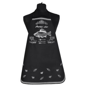 Kuchyňská zástěra PETRŮV ZDAR, černá, 63x80cm