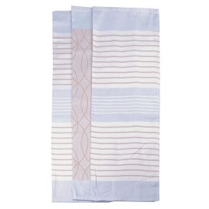 Kuchyňské utěrky EGYPTSKÁ BAVLNA U02 ELLIPSE, béžovo-světle modrá, 3 kusy, 50x70cm