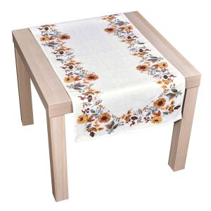 Kuchyňský ubrus CYH5953GC, podzimní rostlinky, oranžová, 40x90cm (obdélník) 