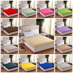 Luxusní napínací mako-jersey prostěradlo s lycrou DELUXE, elastické (25 barev, 7 rozměrů)