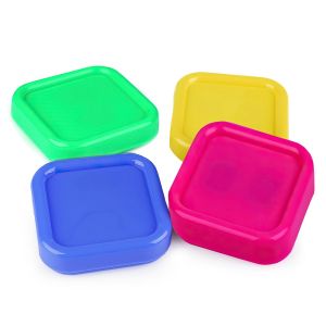 Magnetická podložka na jehly / jehelníček 790545, plastová / kovová, 8,5x8,5cm (barevný mix)