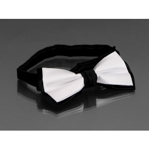 Motýlek pánský AMJ černo - bílý  MP025