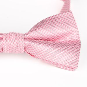 Motýlek pánský AMJ vzorovaný, růžový / kostička MP389