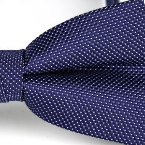 Motýlek pánský AMJ vzorovaný, tmavě modrý / tečkovaný MP416