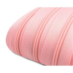Nekonečný zip spirálový POL 050716/133 růžový, šířka 3 mm (v metráži)