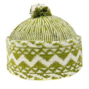 Pánská čepice zmijovka TONAK TRITON žlutozelená-smetanová, univerzální velikost