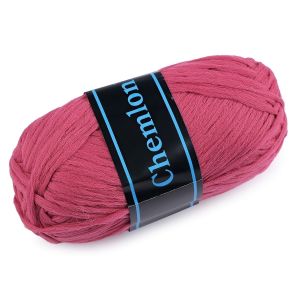 Pletací / háčkovací příze Ariadne CHEMLONKA 027 růžová, jednobarevná, 50g/250m