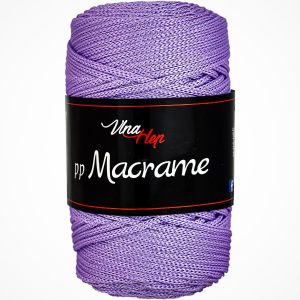 Pletací / háčkovací příze Vlna-Hep PP MACRAME 4068 fialová, jednobarevná, 100g/85m
