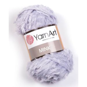 Pletací / háčkovací příze YarnArt MINK 334 světle šedá, kožešinový efekt, jednobarevná 50g/75m