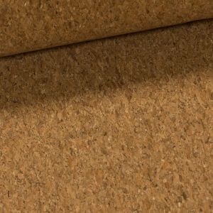 Potahová látka, korková látka CORTEX LISO s textilním podkladem, béžová, š.140cm, 215g/m2 (látka v metráži)