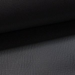 Potahová látka, čalounická KOŽENKA HOCK, H_CZ_0.8, černá, š.145cm, 460g/m2 (látka v metráži)