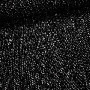 Potahová látka MAGMA 10 žíhaná, černá, šířka 145cm (látka v metráži)