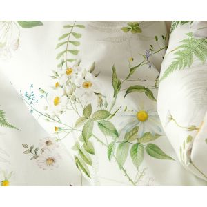 Povlečení Matějovský ARIA, rostlinný motiv, zelené, bavlna hladká digitál, (více rozměrů)