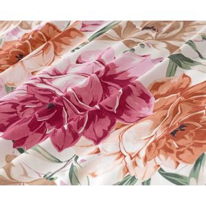 Povlečení Matějovský ASTRID, květinový vzor, růžové, bavlna hladká, digitál, 140x200cm + 70x90cm