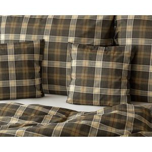 Povlečení Matějovský DANTE, hnědo-béžové káro (více materiálů, rozměrů)